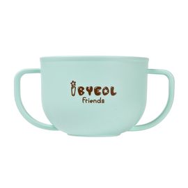 [I-BYEOL Friends] Two hands cup, Mint_ Snack Catcher, Snack Container, Portable Biscuits Candy Box, BPA Free _ Made in KOREA